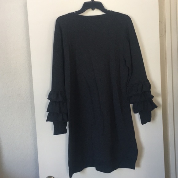 Tier Sleeve Sweatshirt dress NWT - Picture 3 of 4